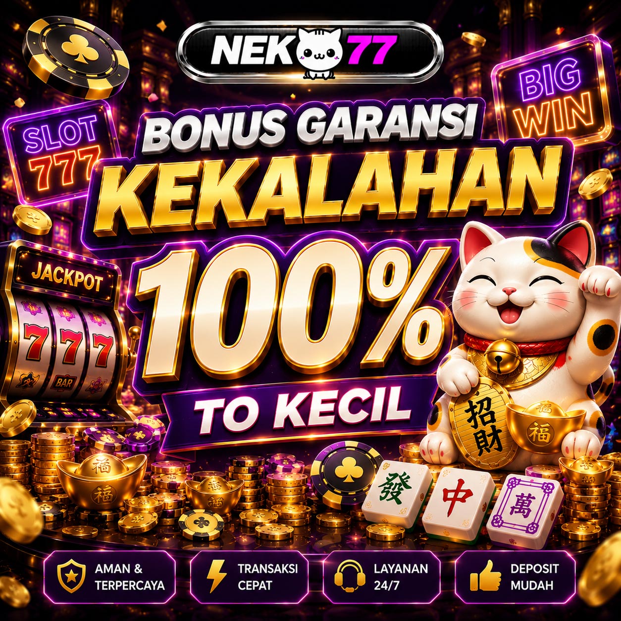 Banner game online NEKO77